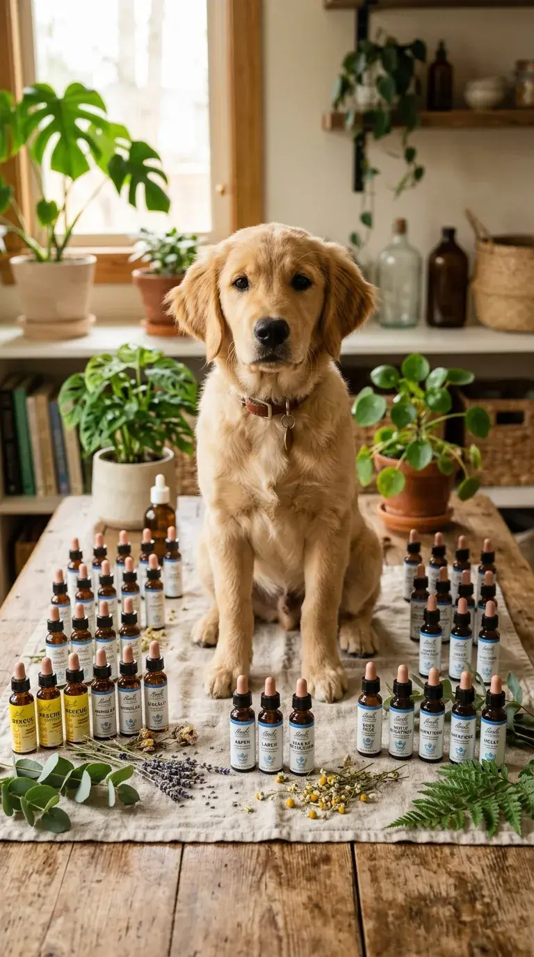 Fleurs de Bach pour Chien Stressé et Peureux | Guide Complet