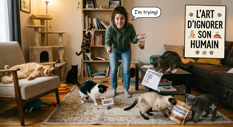 Chien vs chat : pourquoi l'un obéit et l'autre jamais