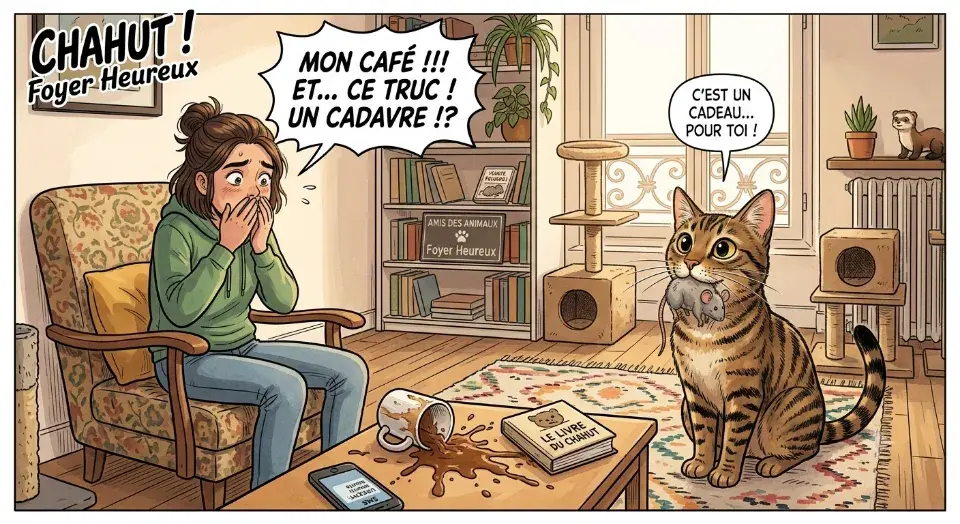 Pourquoi mon chat m'apporte des cadeaux (morts) ?