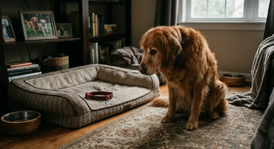 Un chien fait-il le deuil d'un autre chien ?