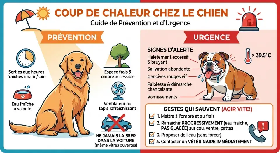 Coup de chaleur chien prevention urgence oise