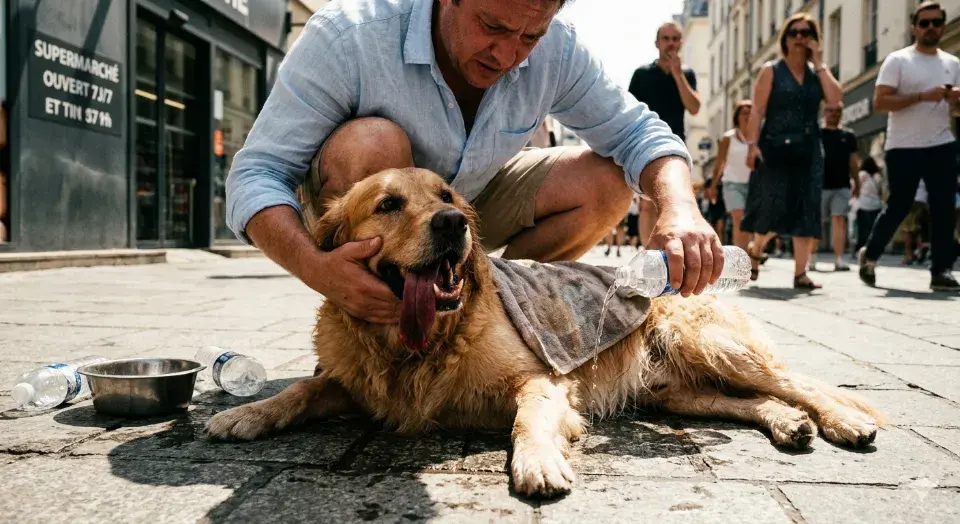 Coup de chaleur chien : symptômes, prévention et que faire