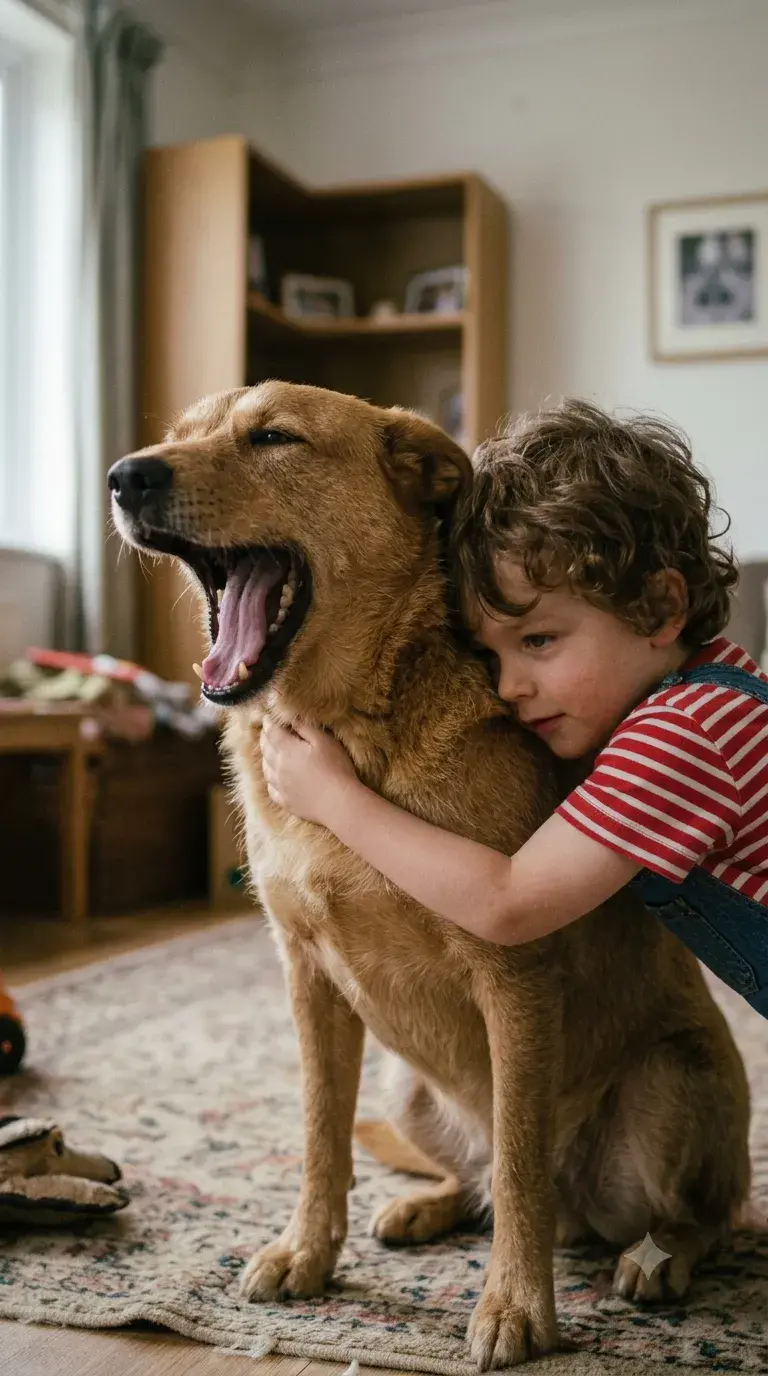 Chien et enfant : les signes de stress que les parents ratent